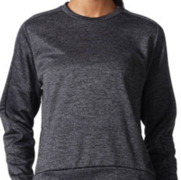 adidas climawarm Womens Fleece Crew Pullover - Picture 2 of 6